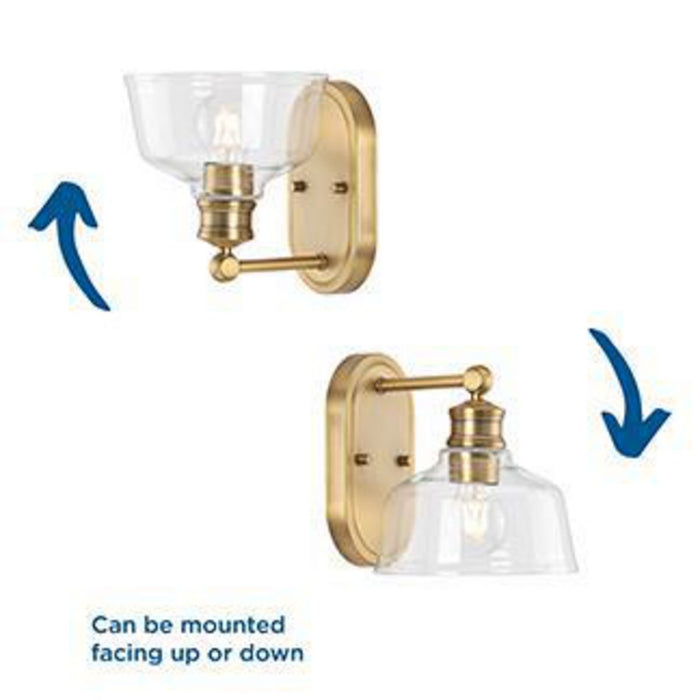Singleton Bath Light-Sconces-Progress Lighting-Lighting Design Store