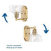 Singleton Bath Light-Sconces-Progress Lighting-Lighting Design Store