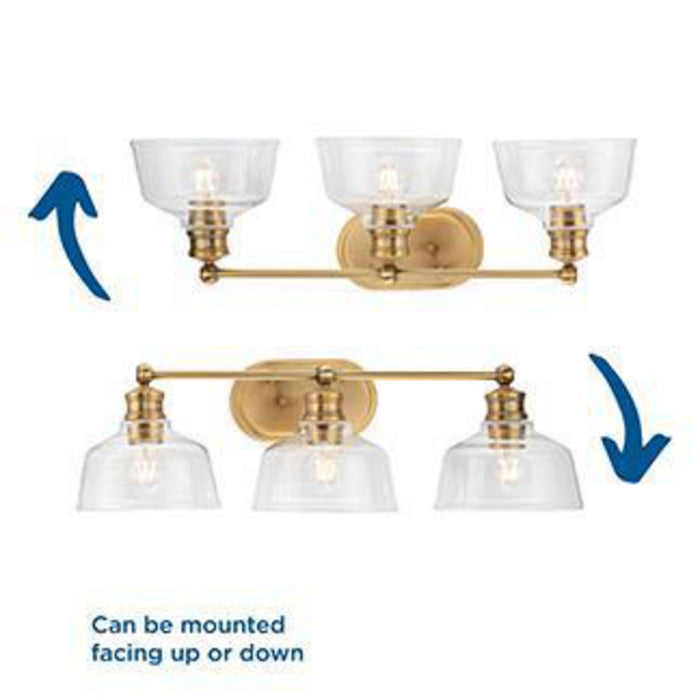 Singleton Bath Light-Bathroom Fixtures-Progress Lighting-Lighting Design Store