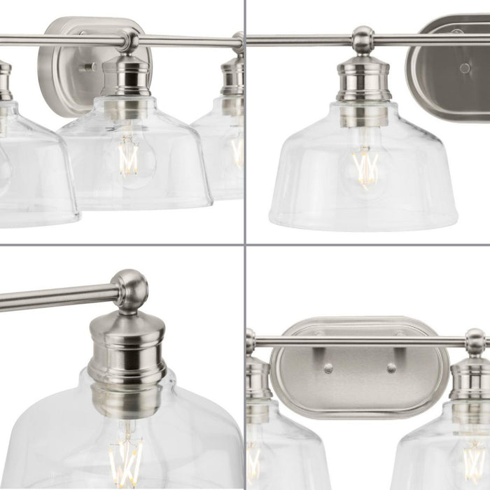 Singleton Bath Light-Bathroom Fixtures-Progress Lighting-Lighting Design Store