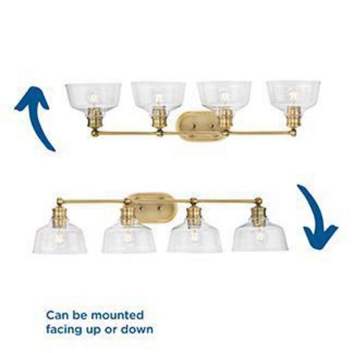 Singleton Bath Light-Bathroom Fixtures-Progress Lighting-Lighting Design Store