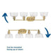 Singleton Bath Light-Bathroom Fixtures-Progress Lighting-Lighting Design Store