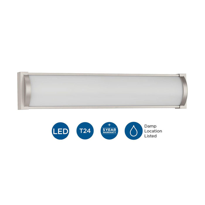 Barril LED Linear Vanity-Bathroom Fixtures-Progress Lighting-Lighting Design Store