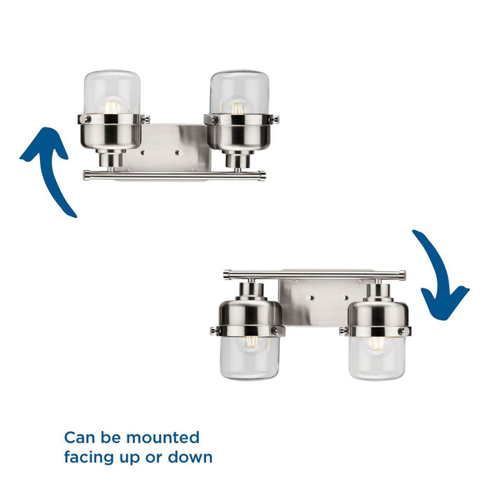 Beckner Bath Bar-Bathroom Fixtures-Progress Lighting-Lighting Design Store