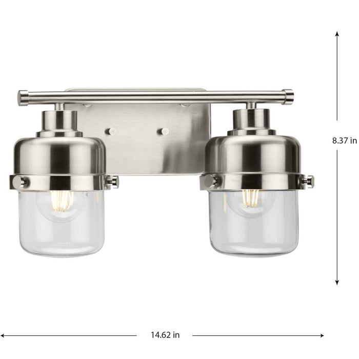 Beckner Bath Bar-Bathroom Fixtures-Progress Lighting-Lighting Design Store