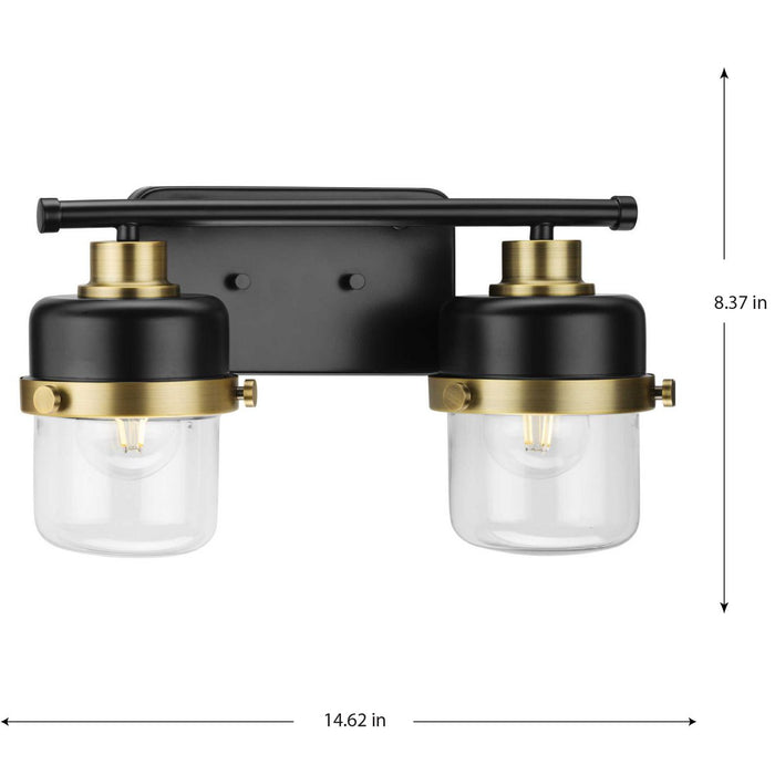 Beckner Bath Bar-Bathroom Fixtures-Progress Lighting-Lighting Design Store