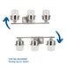 Beckner Bath Bar-Bathroom Fixtures-Progress Lighting-Lighting Design Store