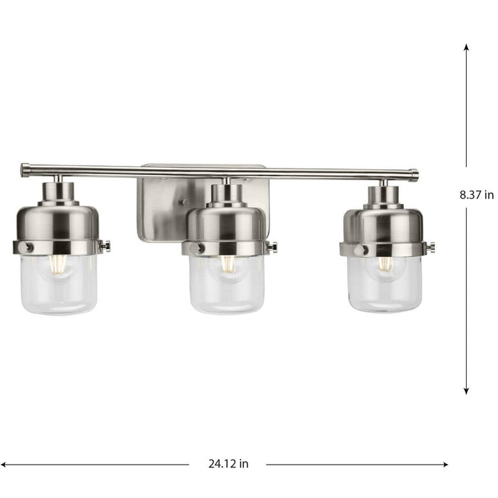 Beckner Bath Bar-Bathroom Fixtures-Progress Lighting-Lighting Design Store