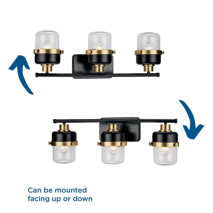 Beckner Bath Bar-Bathroom Fixtures-Progress Lighting-Lighting Design Store