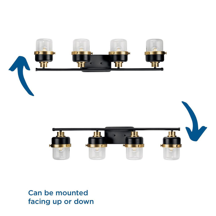 Beckner Bath Bar-Bathroom Fixtures-Progress Lighting-Lighting Design Store