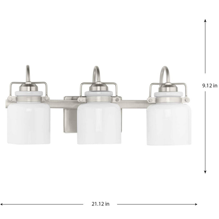 Fessler Bath Bar-Bathroom Fixtures-Progress Lighting-Lighting Design Store
