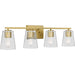 Vertex Bath Bar-Bathroom Fixtures-Progress Lighting-Lighting Design Store