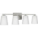 Vertex Bath Bar-Bathroom Fixtures-Progress Lighting-Lighting Design Store