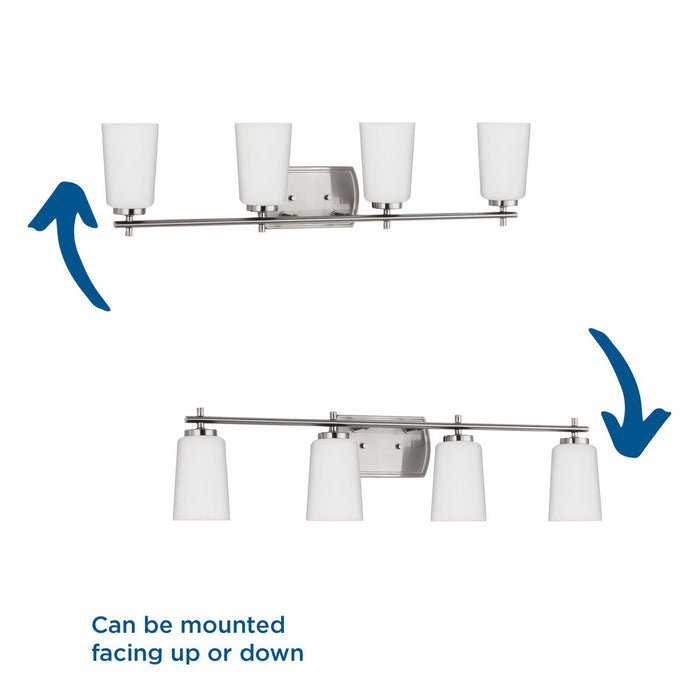 Adley Bath Bar-Bathroom Fixtures-Progress Lighting-Lighting Design Store