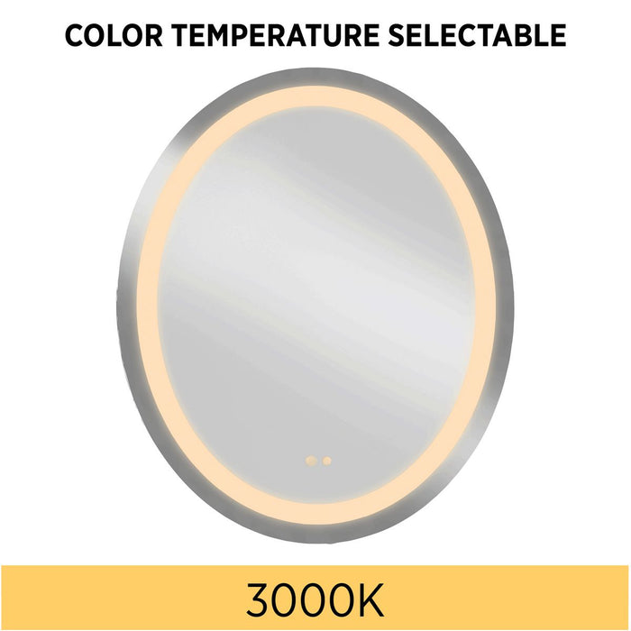 Captarent LED LED Mirror-Mirrors/Pictures-Progress Lighting-Lighting Design Store