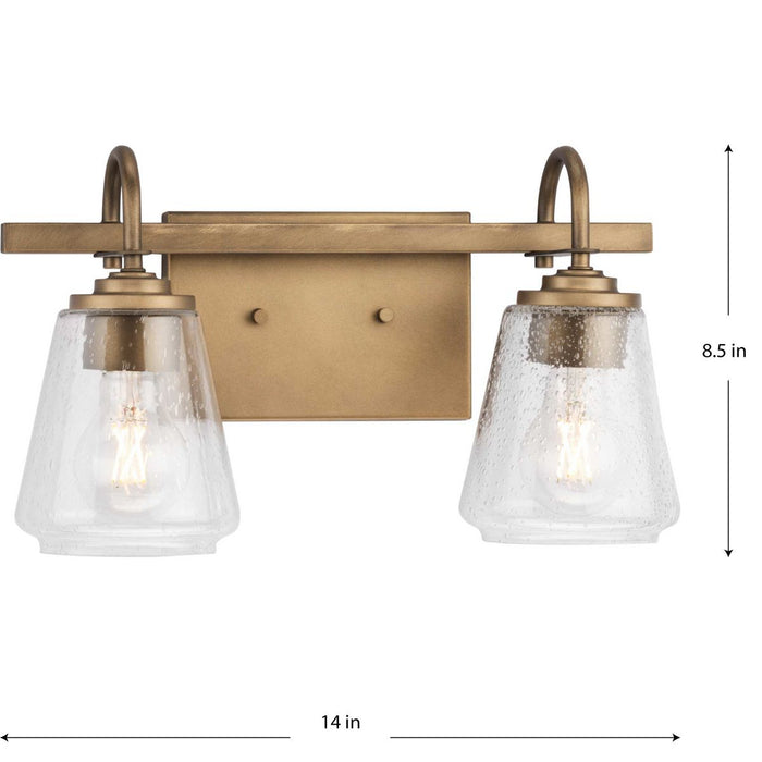 Martenne Two Light Bath & Vanity-Bathroom Fixtures-Progress Lighting-Lighting Design Store