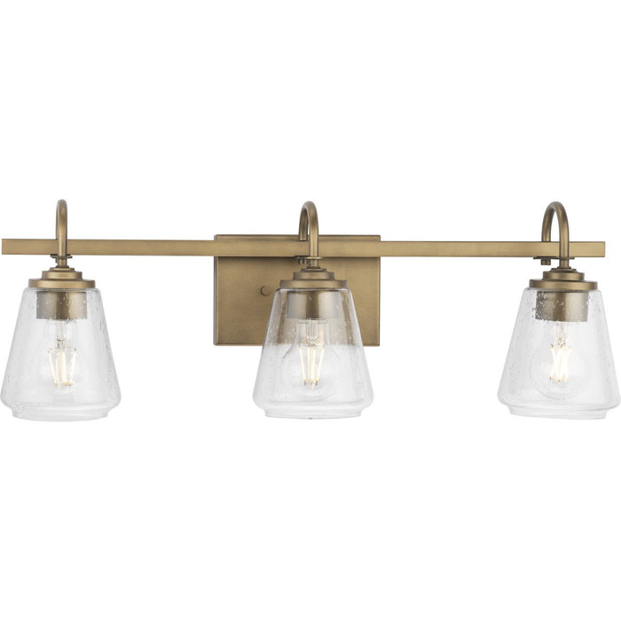 Martenne Three Light Bath & Vanity-Bathroom Fixtures-Progress Lighting-Lighting Design Store