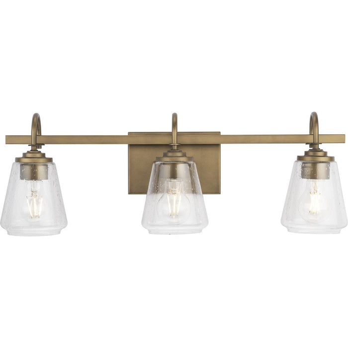 Martenne Three Light Bath & Vanity-Bathroom Fixtures-Progress Lighting-Lighting Design Store
