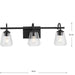 Martenne Three Light Bath & Vanity-Bathroom Fixtures-Progress Lighting-Lighting Design Store