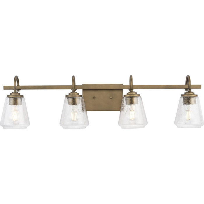 Martenne Four Light Bath & Vanity-Bathroom Fixtures-Progress Lighting-Lighting Design Store