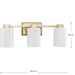 Estrada Three Light Bath & Vanity-Bathroom Fixtures-Progress Lighting-Lighting Design Store