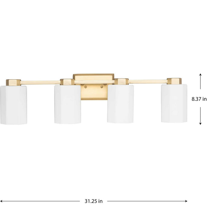 Estrada Four Light Bath & Vanity-Bathroom Fixtures-Progress Lighting-Lighting Design Store