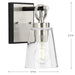 Cassell One Light Bath & Vanity Light-Sconces-Progress Lighting-Lighting Design Store