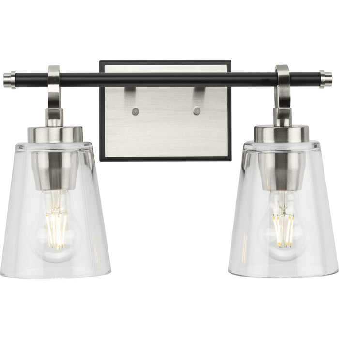 Cassell Two Light Bath & Vanity-Bathroom Fixtures-Progress Lighting-Lighting Design Store