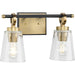 Cassell Two Light Bath & Vanity-Bathroom Fixtures-Progress Lighting-Lighting Design Store