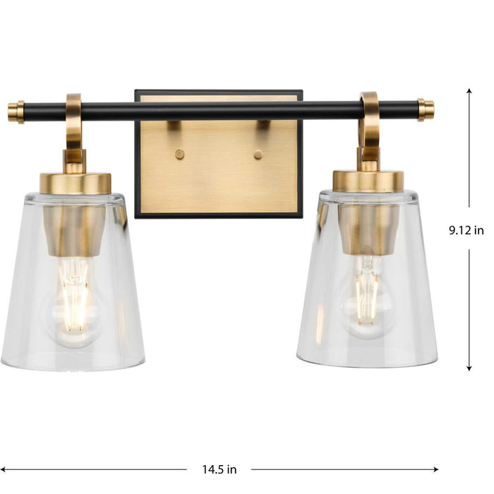 Cassell Two Light Bath & Vanity-Bathroom Fixtures-Progress Lighting-Lighting Design Store