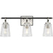 Cassell Three Light Bath & Vanity-Bathroom Fixtures-Progress Lighting-Lighting Design Store