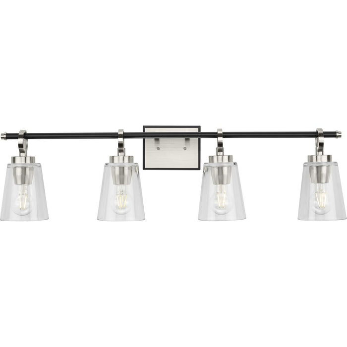 Cassell Four Light Bath & Vanity-Bathroom Fixtures-Progress Lighting-Lighting Design Store