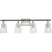 Cassell Four Light Bath & Vanity-Bathroom Fixtures-Progress Lighting-Lighting Design Store