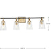 Cassell Four Light Bath & Vanity-Bathroom Fixtures-Progress Lighting-Lighting Design Store