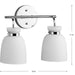 Lexie Two Light Bath & Vanity-Bathroom Fixtures-Progress Lighting-Lighting Design Store