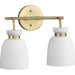 Lexie Two Light Bath & Vanity-Bathroom Fixtures-Progress Lighting-Lighting Design Store