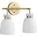 Lexie Two Light Bath & Vanity-Bathroom Fixtures-Progress Lighting-Lighting Design Store