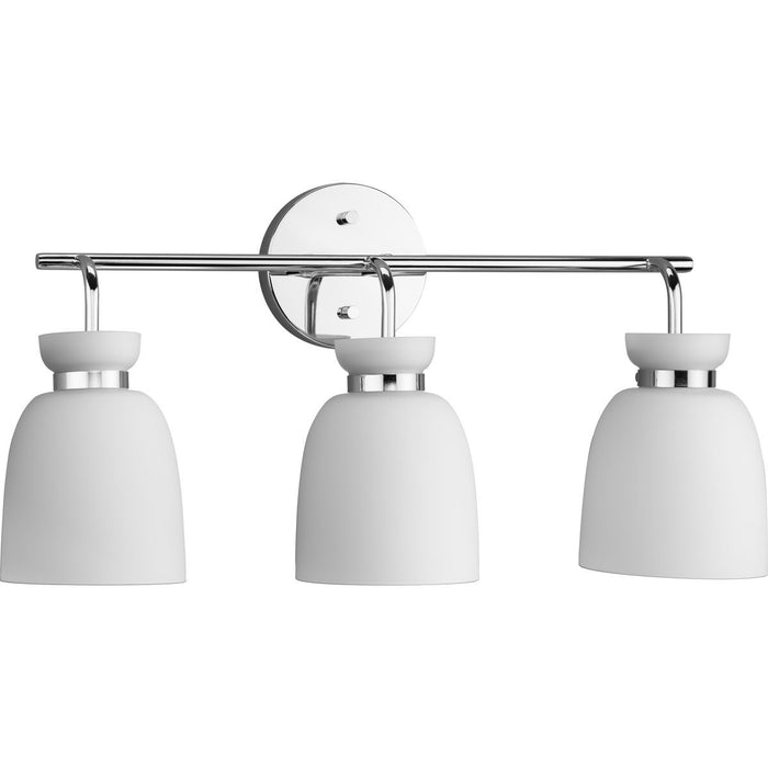 Lexie Three Light Bath & Vanity-Bathroom Fixtures-Progress Lighting-Lighting Design Store