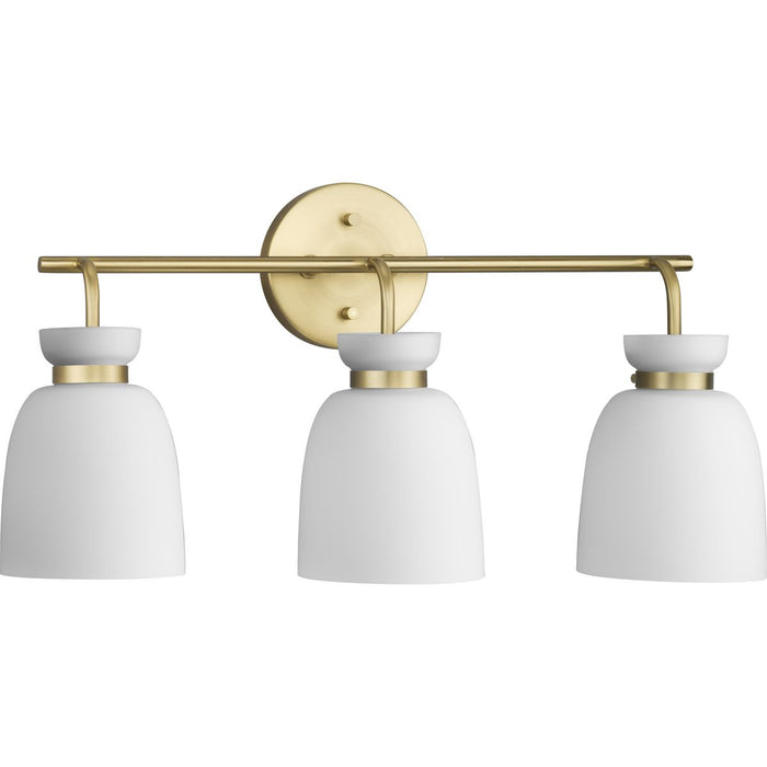 Lexie Three Light Bath & Vanity-Bathroom Fixtures-Progress Lighting-Lighting Design Store