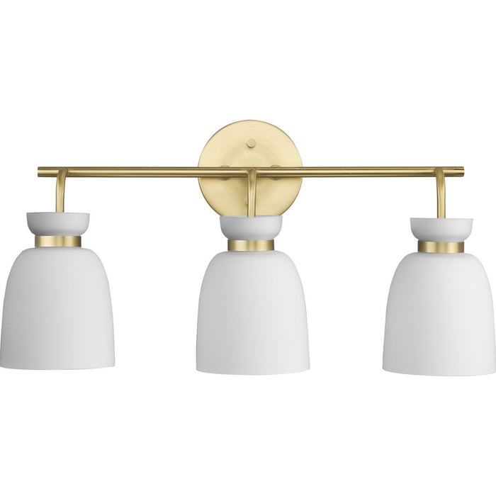 Lexie Three Light Bath & Vanity-Bathroom Fixtures-Progress Lighting-Lighting Design Store