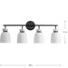 Lexie Four Light Bath & Vanity-Bathroom Fixtures-Progress Lighting-Lighting Design Store