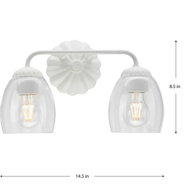 Quillan Two Light Bath & Vanity-Bathroom Fixtures-Progress Lighting-Lighting Design Store