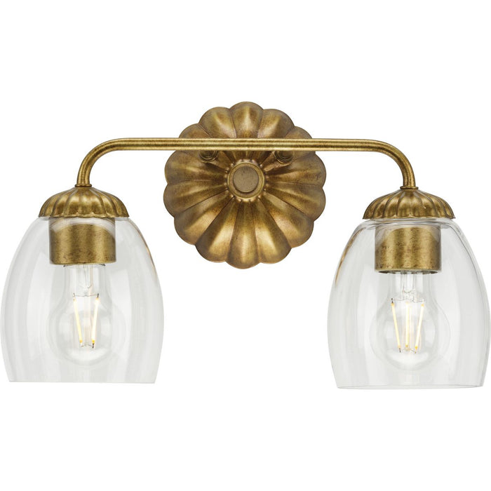 Quillan Two Light Bath & Vanity-Bathroom Fixtures-Progress Lighting-Lighting Design Store