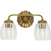 Quillan Two Light Bath & Vanity-Bathroom Fixtures-Progress Lighting-Lighting Design Store