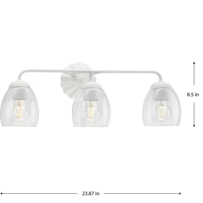 Quillan Three Light Bath & Vanity-Bathroom Fixtures-Progress Lighting-Lighting Design Store