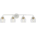 Quillan Four Light Bath & Vanity-Bathroom Fixtures-Progress Lighting-Lighting Design Store