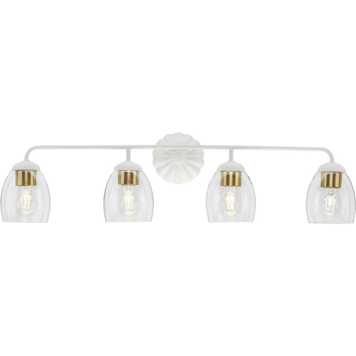 Quillan Four Light Bath & Vanity-Bathroom Fixtures-Progress Lighting-Lighting Design Store