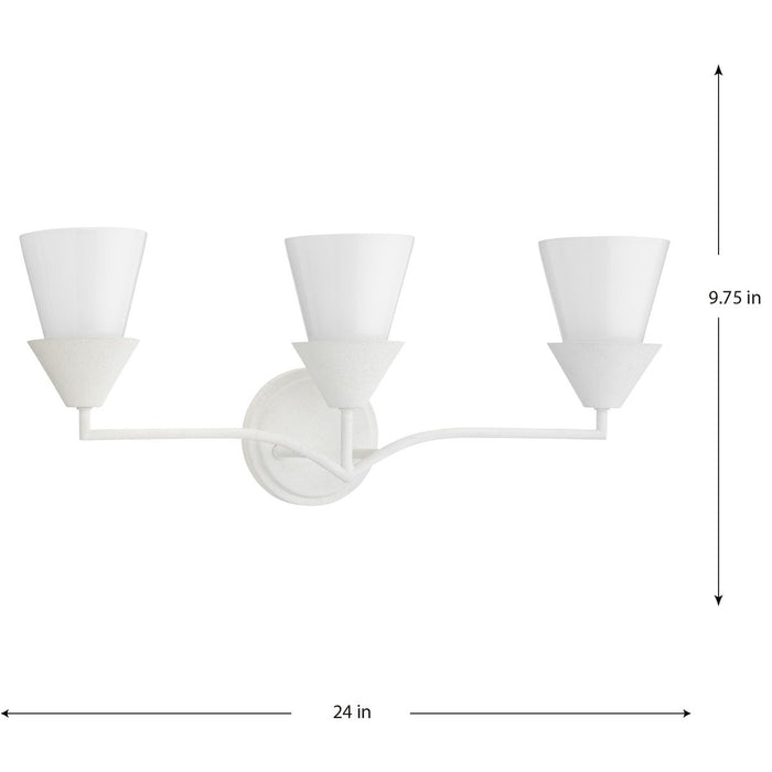 Pinellas Three Light Bath-Bathroom Fixtures-Progress Lighting-Lighting Design Store