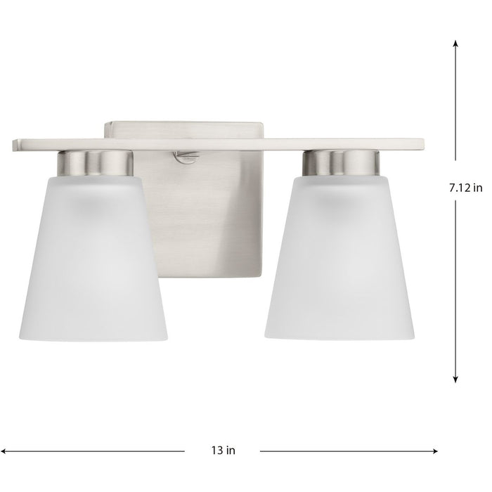 Tanner Two Light Bath-Bathroom Fixtures-Progress Lighting-Lighting Design Store