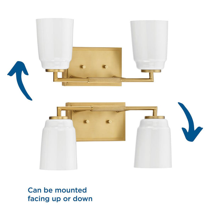 Spenser Two Light Bath-Bathroom Fixtures-Progress Lighting-Lighting Design Store